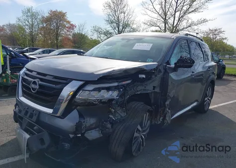 2022 Nissan Pathfinder Platinum 4Wd из США, поврежденный, VIN 5N1DR3DK8NC209248